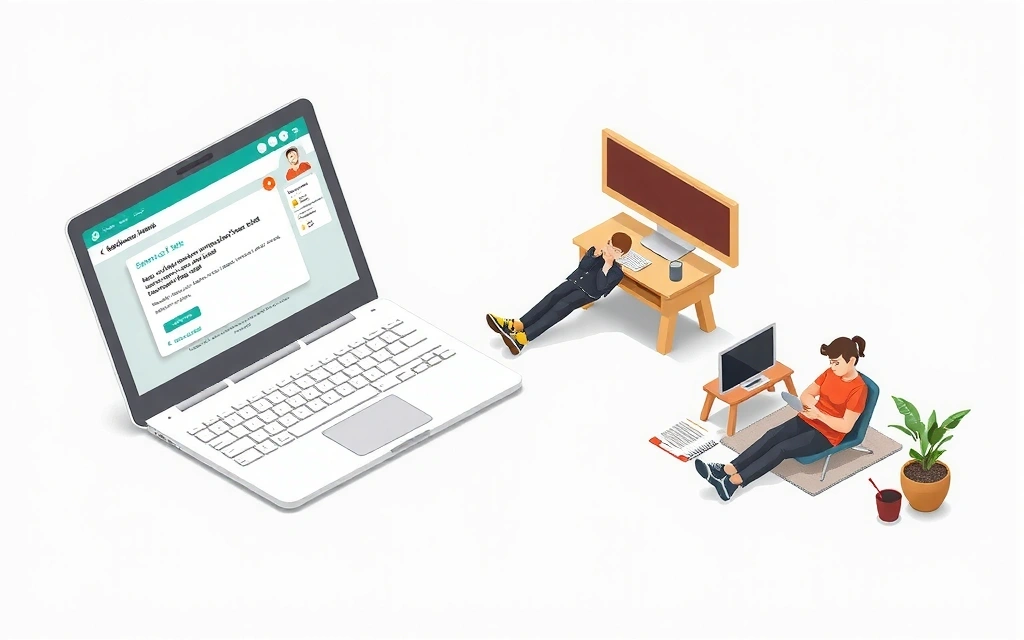 Educational platform before modernization