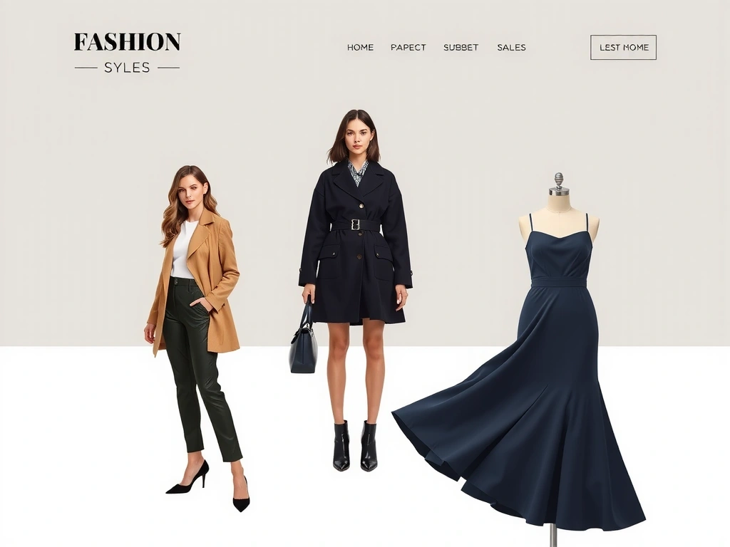 Fashion retail platform after redesign