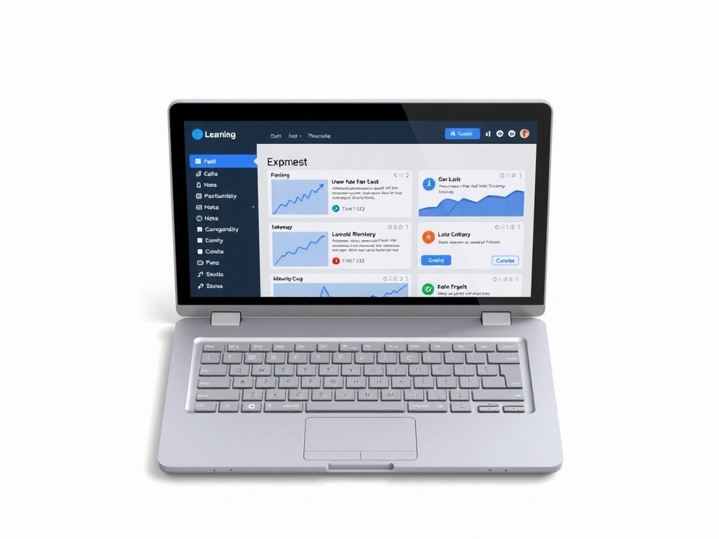 Online learning platform before redesign